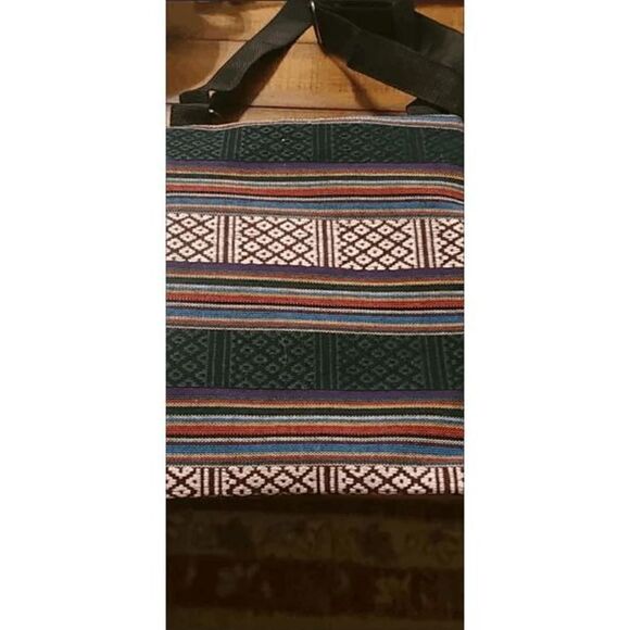 Owl Embroidered Zip Up Crossbody Bag Shoulder Bag Purse - Picture 4 of 8